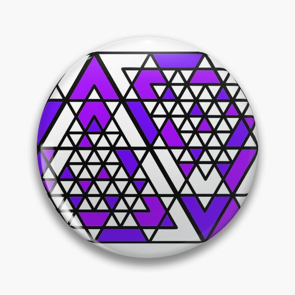 Item preview, Blue and purple triangles designed and sold by Andreagraphic.