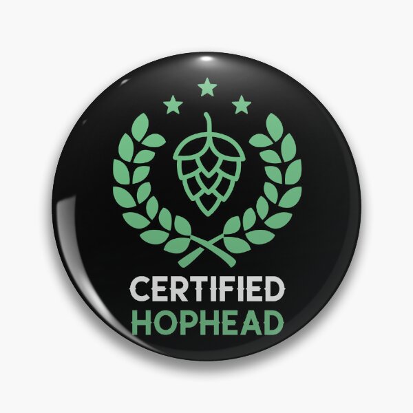Item preview, Copy of Homebrewing Certified Hophead Funny designed and sold by OldCamp.