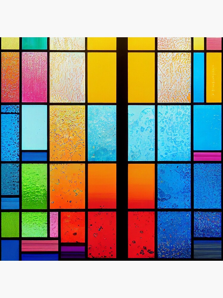 "Stained Glass" Poster for Sale by Iaminspired Redbubble