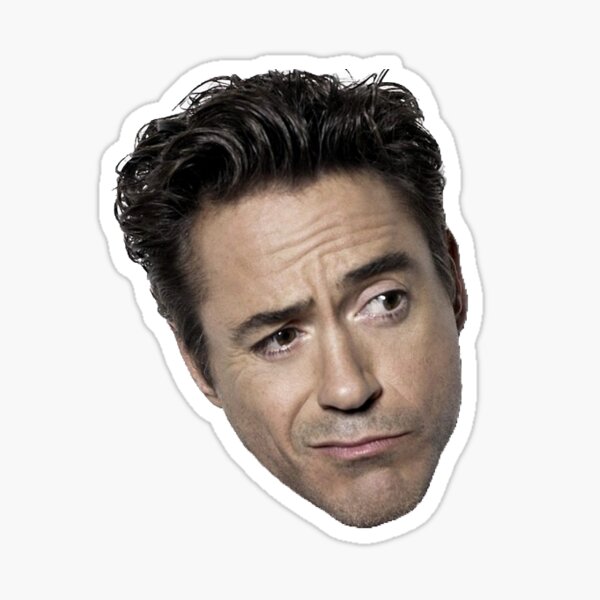 Robert Downey Jr. Sticker