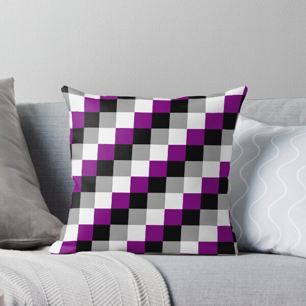 Item preview, Simple Ace Pride Square Pattern designed and sold by geometricity.