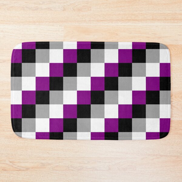 Item preview, Simple Ace Pride Square Pattern designed and sold by geometricity.