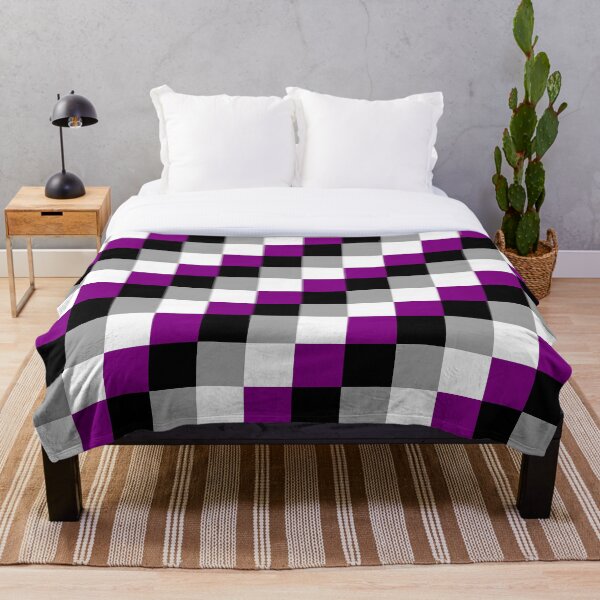 Item preview, Simple Ace Pride Square Pattern designed and sold by geometricity.