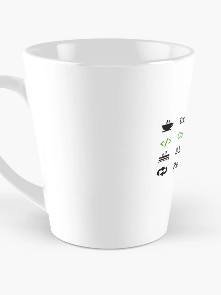 Thumbnail 3 of 4, Coffee Mug, Programmers and coders Routine ; designed and sold by UN1V3RS.