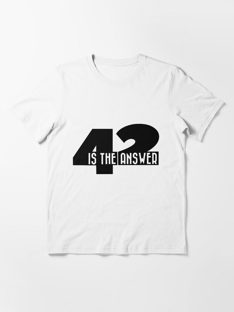 Thumbnail 2 von 7, Essential T-Shirt, 42 is the answer designt und verkauft von dynamitfrosch.
