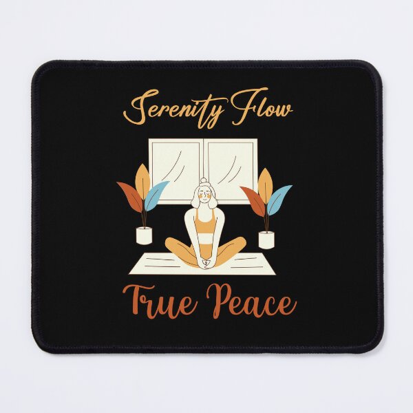Item preview, Serenity flow true peace yoga girl designed and sold by bolkibox.