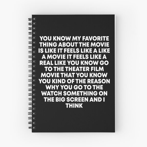Item preview, You know my favorite thing about the movie is like it feels like a like a movie it feels like a real designed and sold by OttilieJacon.
