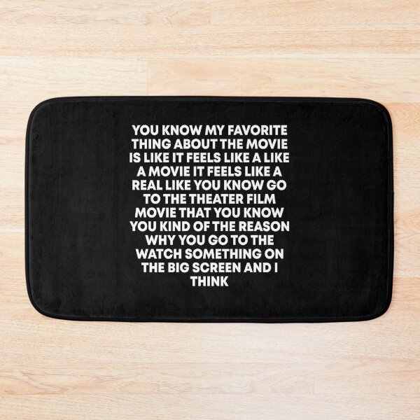 Item preview, You know my favorite thing about the movie is like it feels like a like a movie it feels like a real designed and sold by OttilieJacon.
