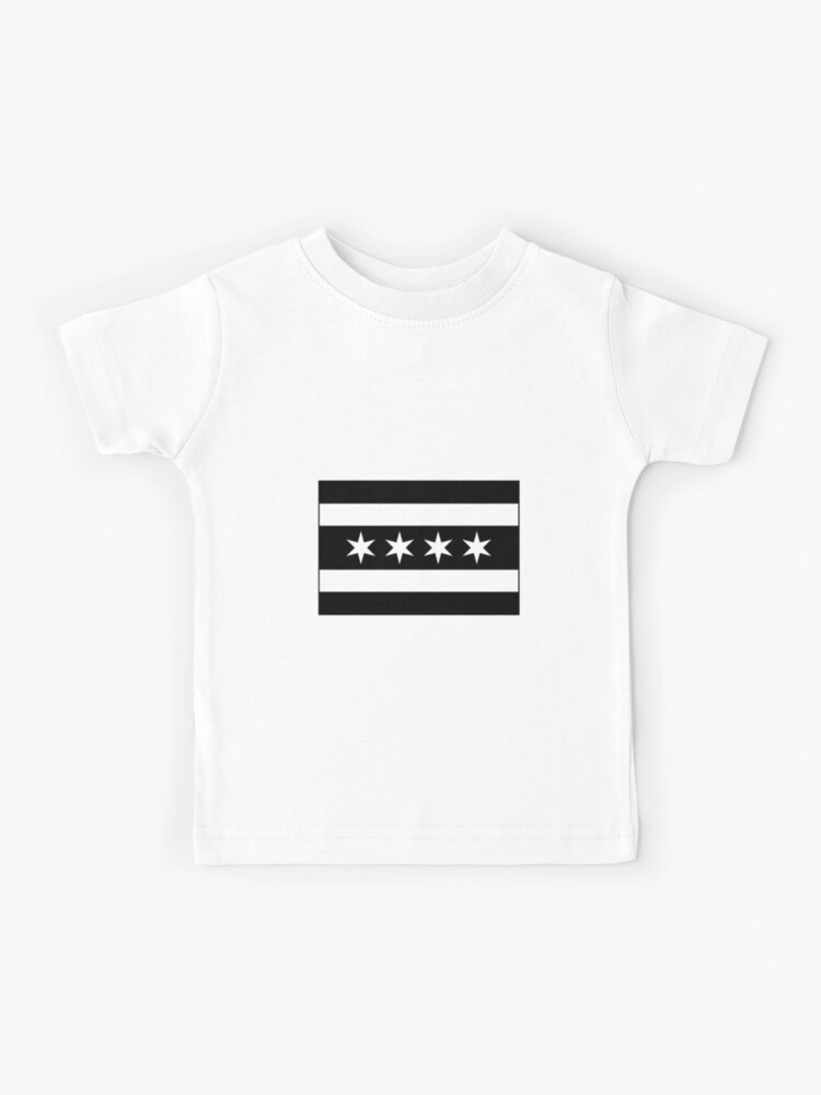 I Club Chicago Flag Youth T-Shirt - Black – Underground Printing