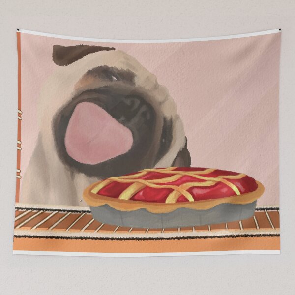 Item preview, Pug Craving Pie designed and sold by PawssionateArt.
