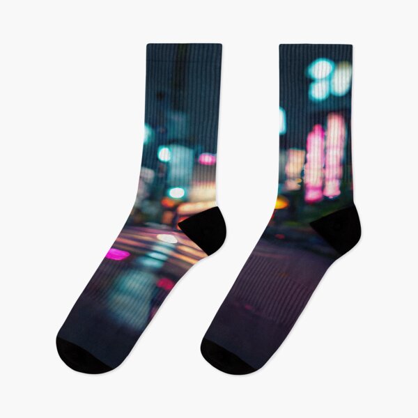 Item preview, Tokyo City Street View With Neon signs / Tokyo, Japan designed and sold by Unwind-Art-Work.