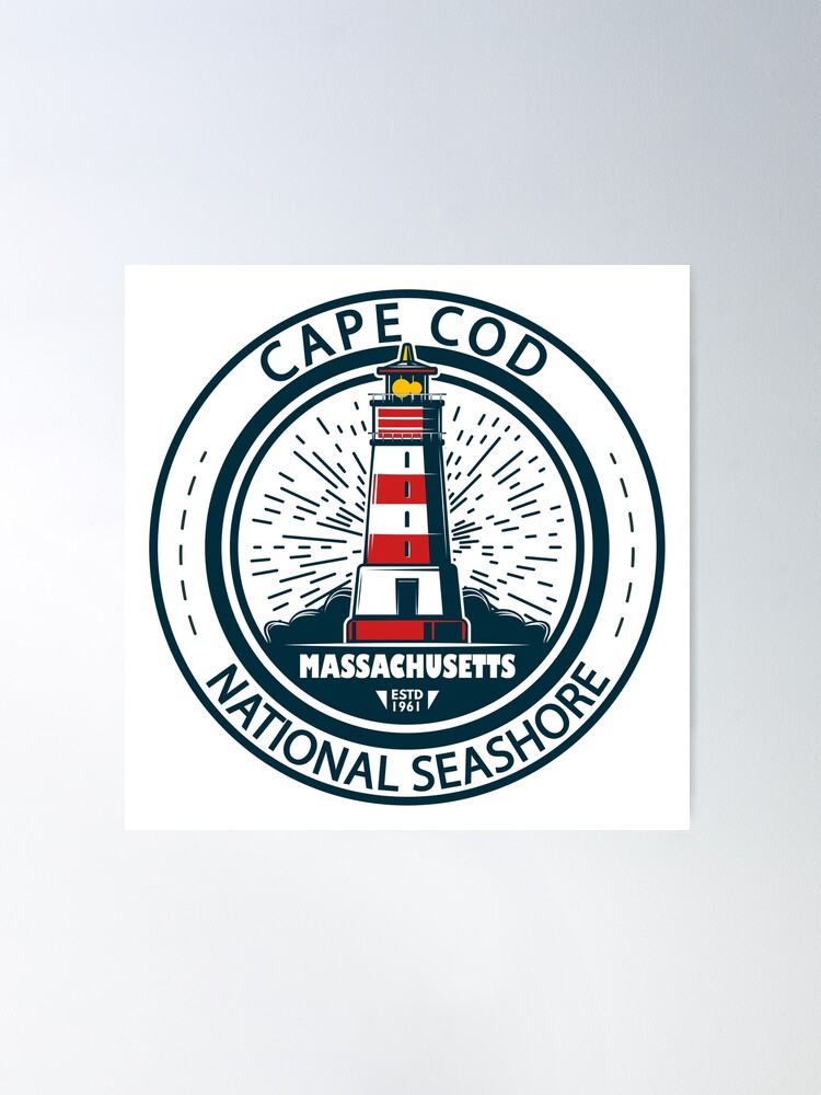 Autocollant Vinyle Cape Cod National Seashore Massachusetts - Décoration Symbolique - Neuf