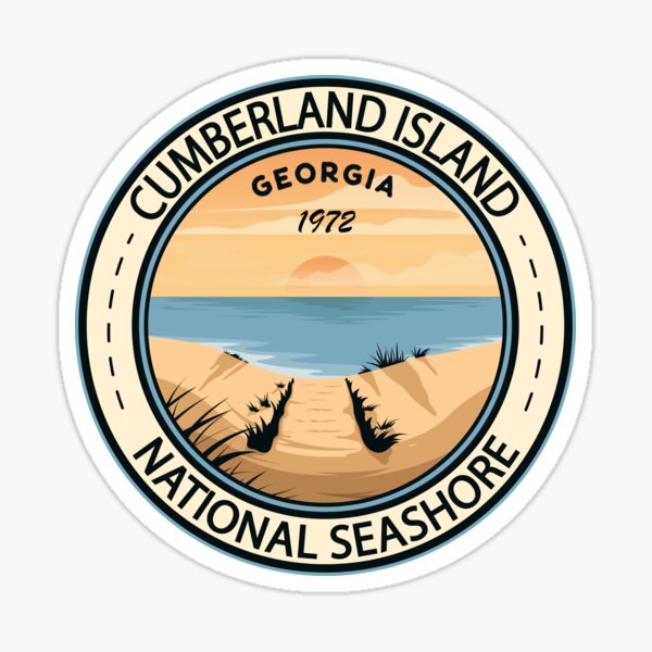 Item preview, Cumberland Island National Seashore Georgia Badge designed and sold by KrisSidDesigns.