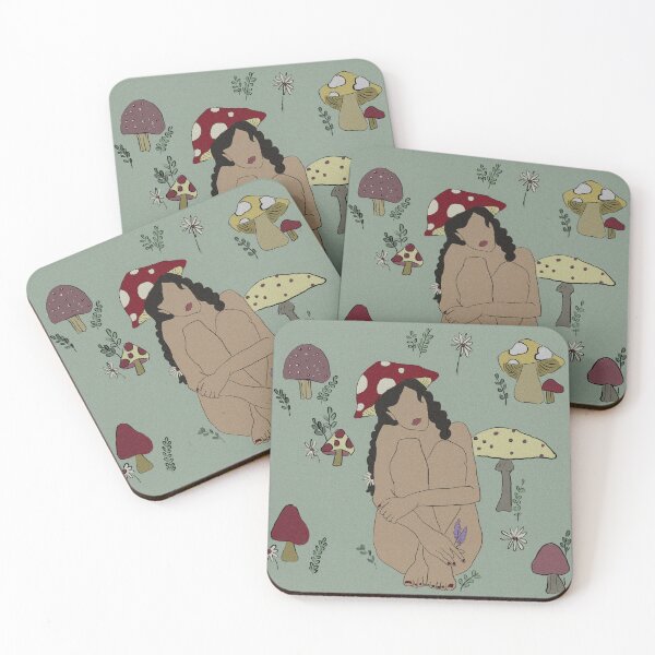 Item preview, Mushroom Maiden designed and sold by Manavi Singh.
