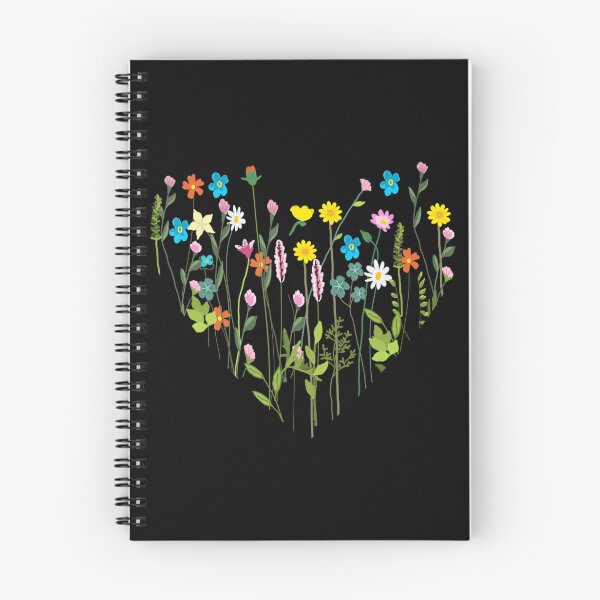 Item preview, Vintage Floral Art Wildflower Bouquet Heart designed and sold by LouiSein.