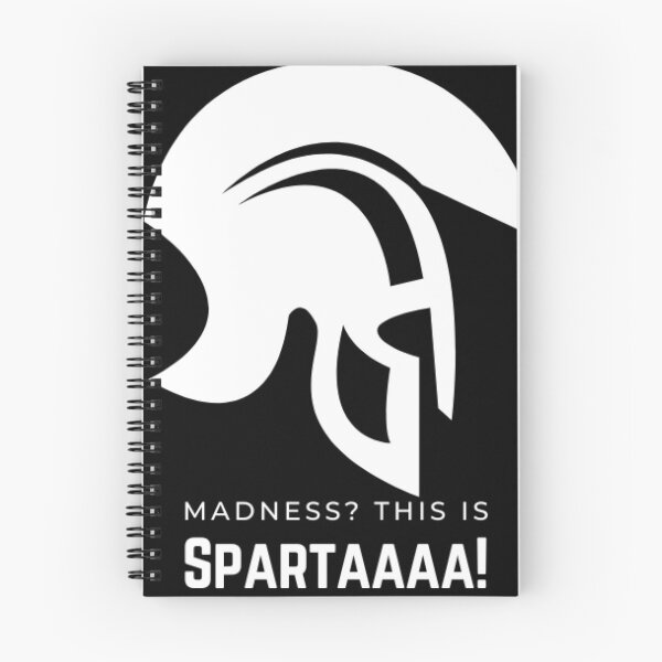 Item preview, Gladiator quote "THIS IS SPARTA!" with helmet design designed and sold by felixsf58.