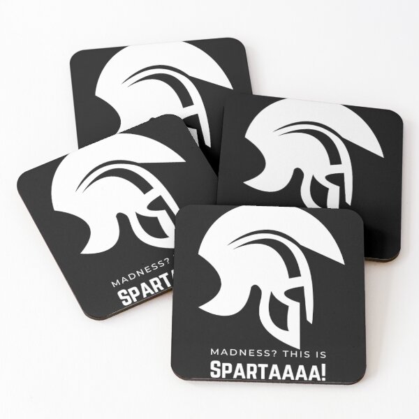 Item preview, Gladiator quote "THIS IS SPARTA!" with helmet design designed and sold by felixsf58.