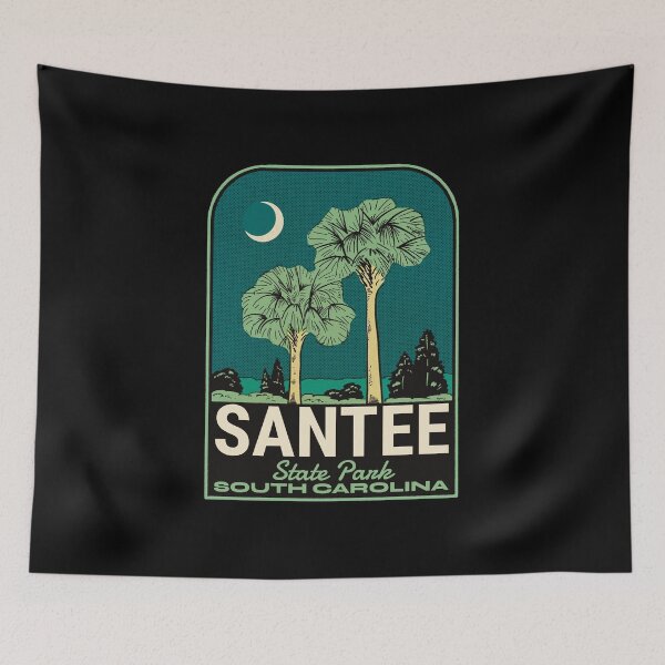 Item preview, Santee State Park SC Vintage Travel designed and sold by halpindesignco.