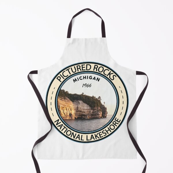 Item preview, Pictured Rocks National Lakeshore Michigan Badge designed and sold by KrisSidDesigns.