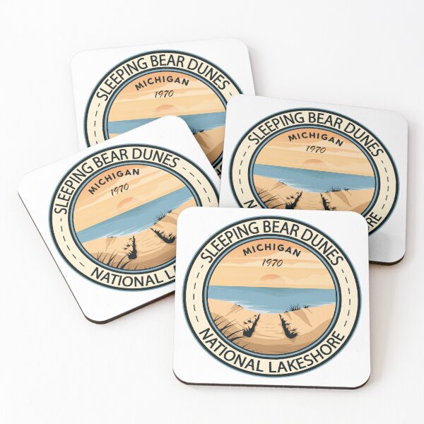 Item preview, Sleeping Bear Dunes National Lakeshore Michigan Badge designed and sold by KrisSidDesigns.