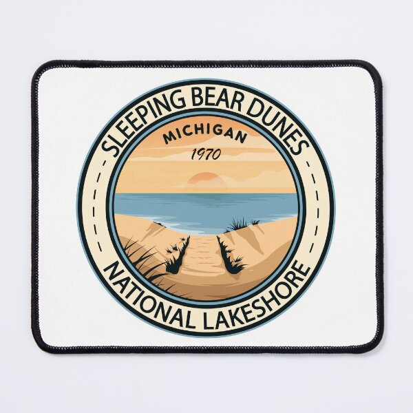 Item preview, Sleeping Bear Dunes National Lakeshore Michigan Badge designed and sold by KrisSidDesigns.