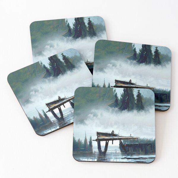 Item preview, Fishing on a Foggy Bank designed and sold by AGHathaway.