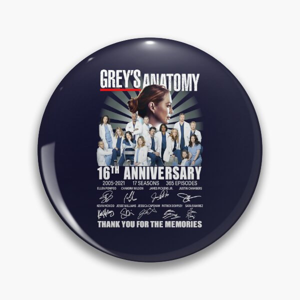Item preview, Grey's A N A T O M Y 16Th Anniversary 2005 2021 17 Seasons Signatures Thank You For The Memories  designed and sold by diltspolackb.