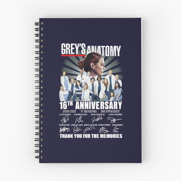 Item preview, Grey's A N A T O M Y 16Th Anniversary 2005 2021 17 Seasons Signatures Thank You For The Memories  designed and sold by diltspolackb.