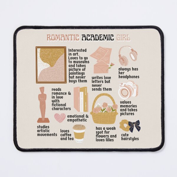 Item preview, Romantic academic girl - Light background designed and sold by Athenasgirl.