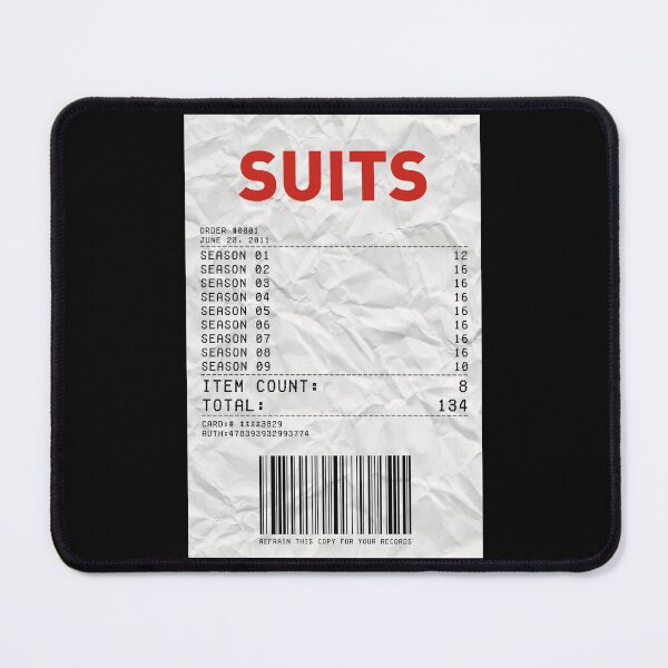 Item preview, Suits Receipt designed and sold by d-obsession-k.