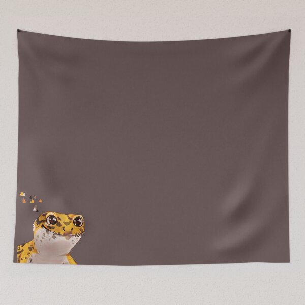 Item preview, The friendliest of faces - Leopard gecko art designed and sold by Sleepy-studio.