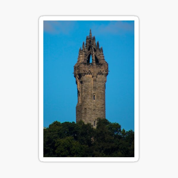 National Monument Wallace Monument Stirlingshire Scotland Sticker