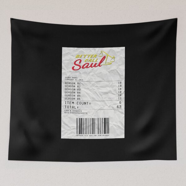 Item preview, Better Call Saul Receipt designed and sold by d-obsession-k.