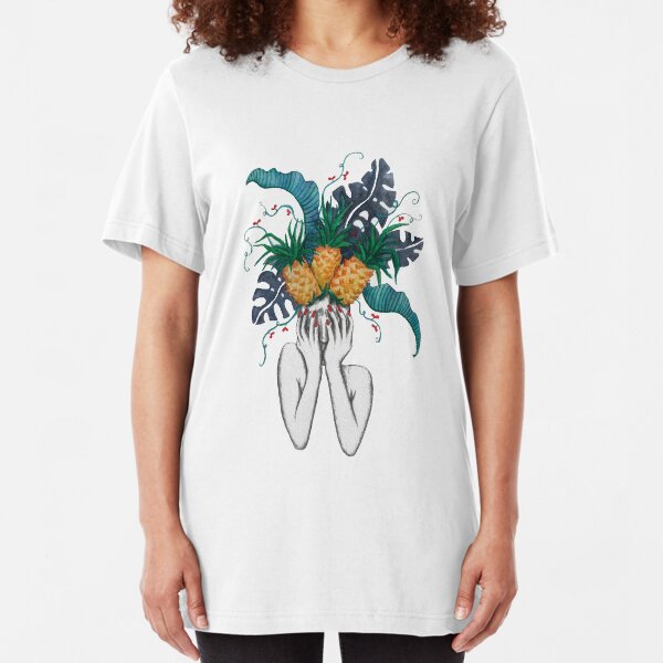 Pineapples are in my head Slim Fit T-Shirt