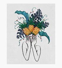 Pineapples are in my head Photographic Print
