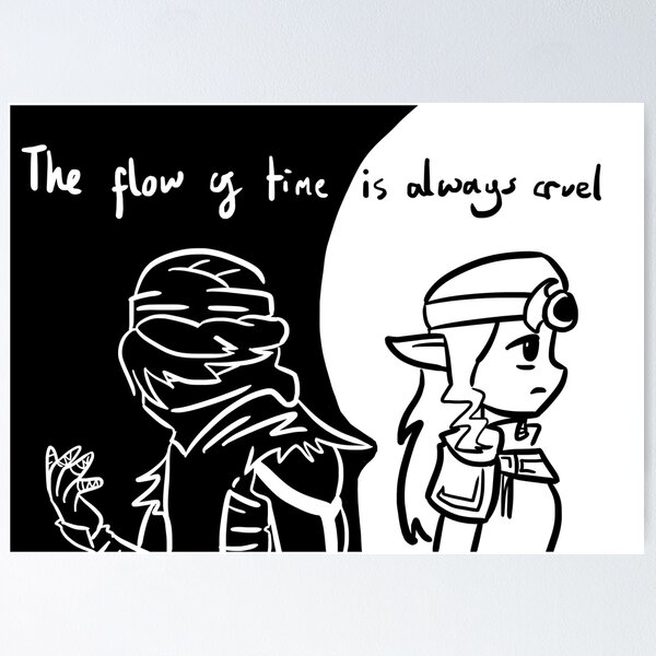 Item preview, The flow of time is always cruel. designed and sold by Zeldorkle.