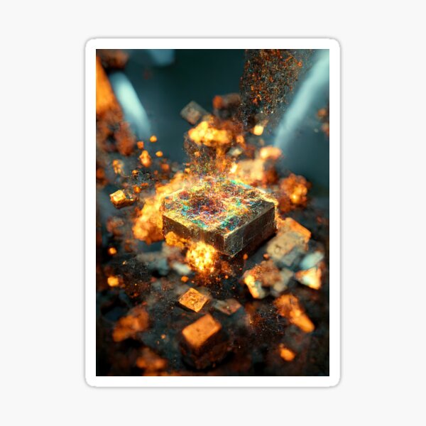 Item preview, Holographic Tesseract designed and sold by BasajaunStudio.