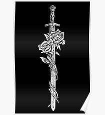 Sword and roses Poster