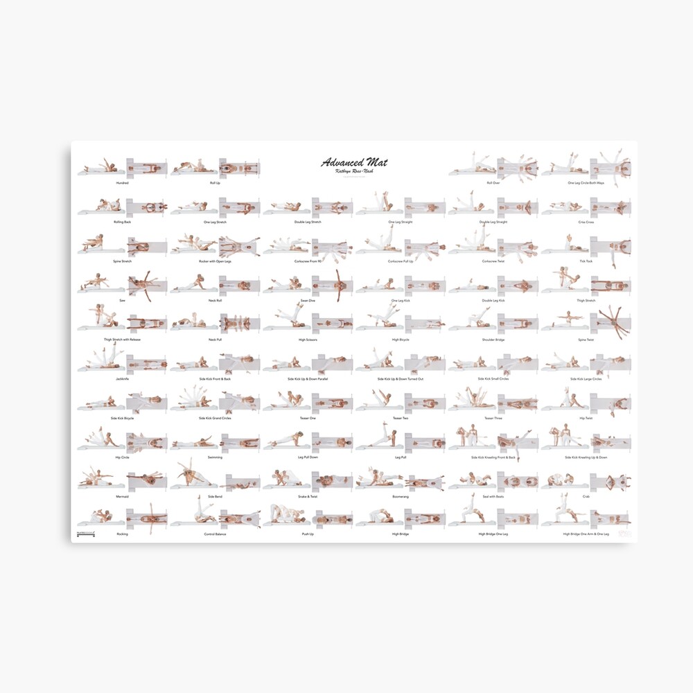 Kathryn Ross-Nash New York Pilates: Super Advanced Mat Poster Poster for Sale  by KRNNYP