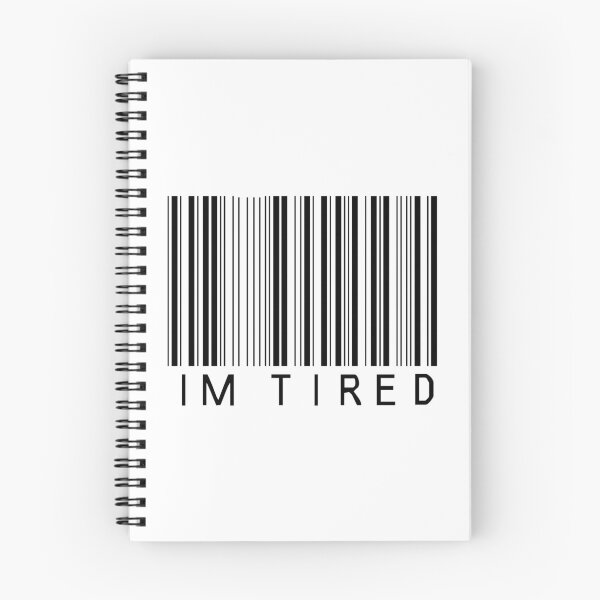 Item preview, I'm Tired Barcode designed and sold by itsabbeyhere.