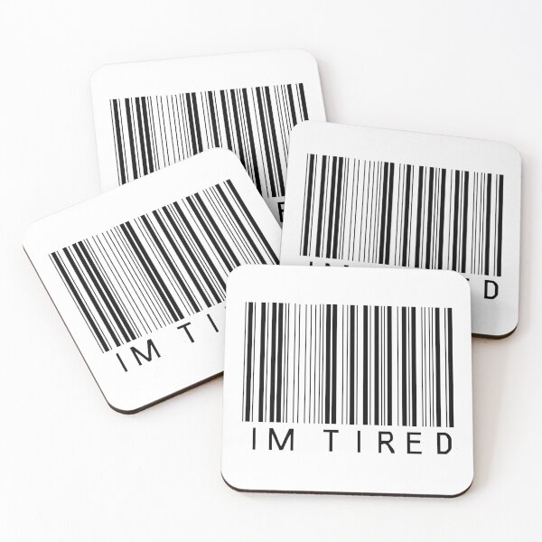 Item preview, I'm Tired Barcode designed and sold by itsabbeyhere.