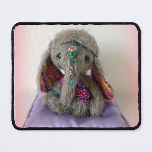 Item preview, 'Ekisha Elephant' Handmade teddy bear by Penny Bonser Teddy Bear Orphans designed and sold by Teddy Bear Orphans .