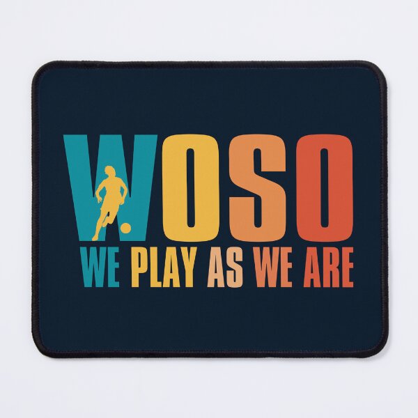 Item preview, WOSO Womens Soccer Retro Logo designed and sold by Numero14.
