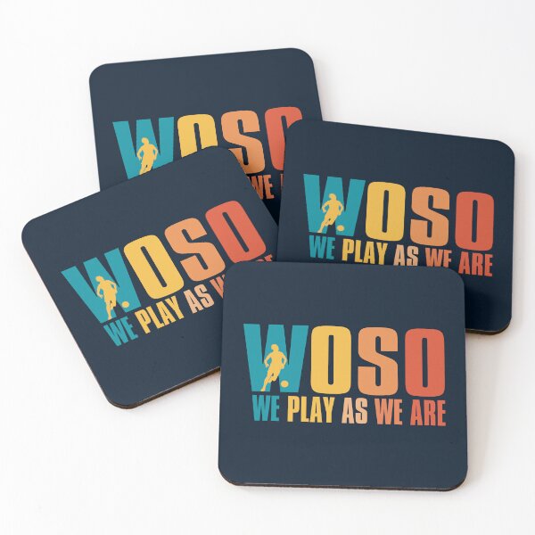 Item preview, WOSO Womens Soccer Retro Logo designed and sold by Numero14.
