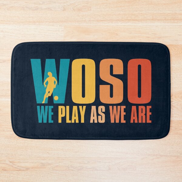 Item preview, WOSO Womens Soccer Retro Logo designed and sold by Numero14.