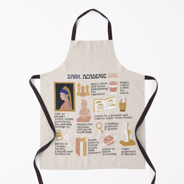 Item preview, Dark academic girl - Light background designed and sold by Athenasgirl.