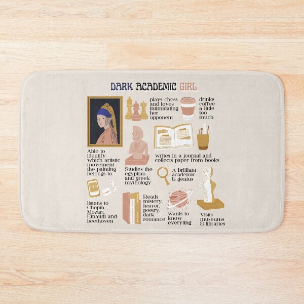 Item preview, Dark academic girl - Light background designed and sold by Athenasgirl.