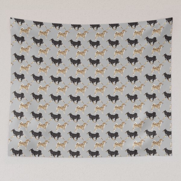 Item preview, Japanese Shiba Inu Repeat Pattern designed and sold by Amber Westwood.