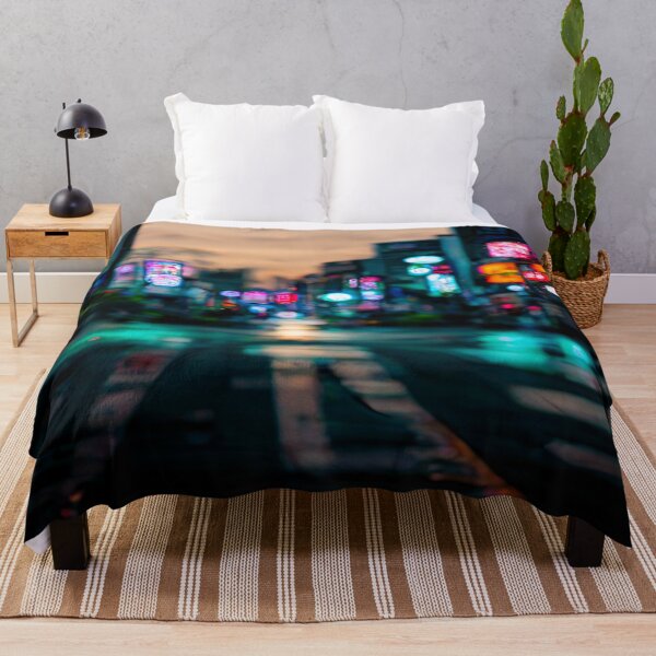 Item preview, Tokyo City Street View With Neon signs / Tokyo, Japan designed and sold by Unwind-Art-Work.