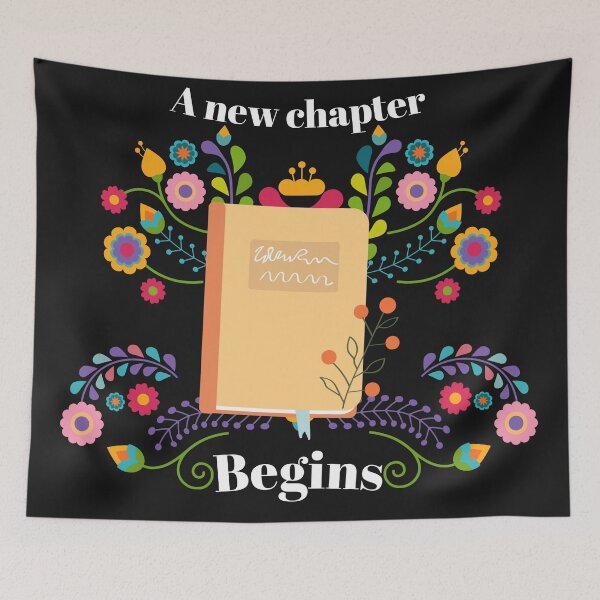 Item preview, Retro Flowers A new Chapter begins designed and sold by universegrace.